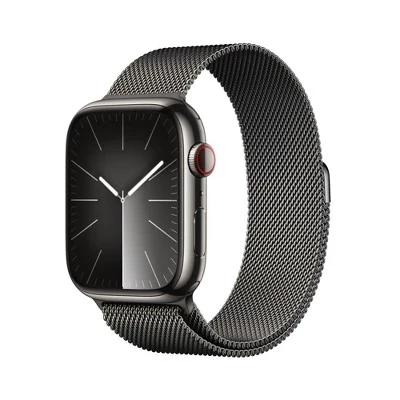Смарт-часы apple watch series 9 стальной корпус, графитовый