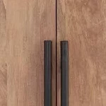 3шт Модульный шкаф Lee с 6 дверями золотисто-коричневого цвета