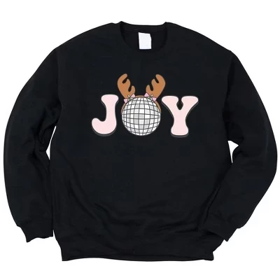 Женский свитшот Simply Sage Market Joy Reindeer, темно-синий