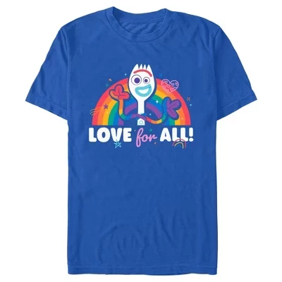 Мужская футболка Toy Story Forky Love For All, синяя