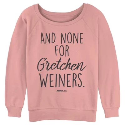 Женский свитшот Mean Girls «Не для Гретхен», розовый