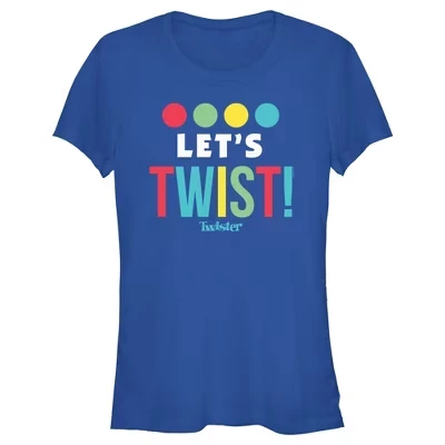 Женская футболка Twister Let's Twist!, синяя