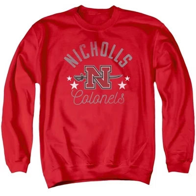 Унисекс свитшот NCAA Nicholls Colonels, красный