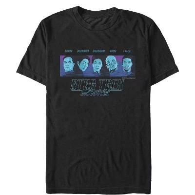 Мужская футболка Discovery Retro Crew Members черного цвета .
