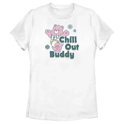 Женская футболка Best Friend Bear Chill Out Buddy белого цвета