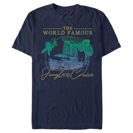 Мужская футболка Jungle Cruise La Quila Ombre, темно-синяя