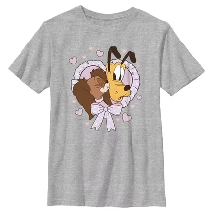 Футболка для мальчиков Mickey Mouse & Friends Fifi and Pluto, серый меланж