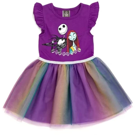 Платье-пачка для девочек Disney Jack Sally, фиолетовое