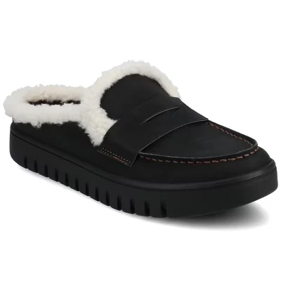 Женские мокасины Journee Tegan Mule черного цвета