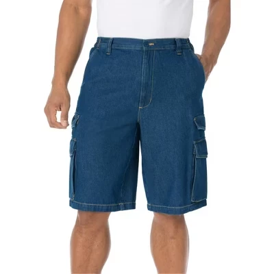 12-дюймовые боковые эластичные шорты-карго stonewash