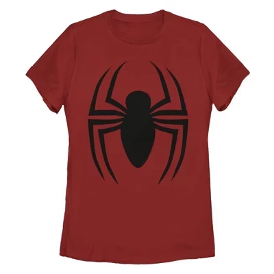 Женская футболка Marvel: : Футболка с логотипом Miles Morales Ultimate Spidey, красная