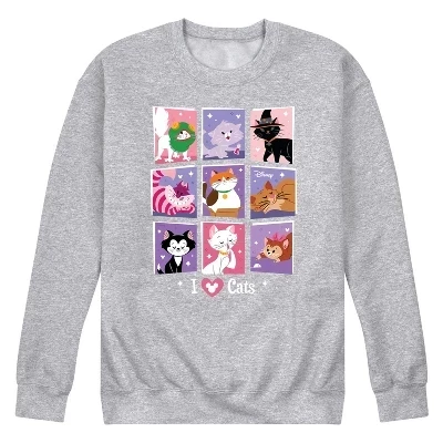 Мужская флисовая толстовка с рисунком кошки и собаки athletic heather