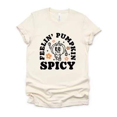 Женская футболка simply sage market spicy pumpkin, кремовая