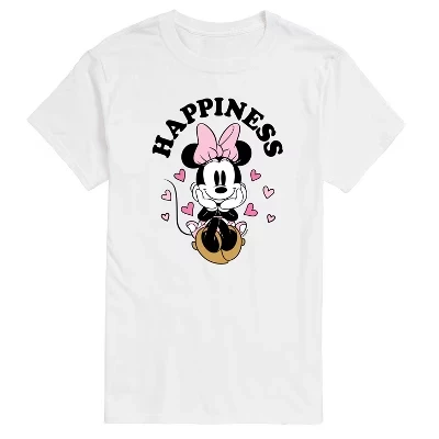 Мужская футболка Happiness Minnie с коротким рукавом и рисунком 