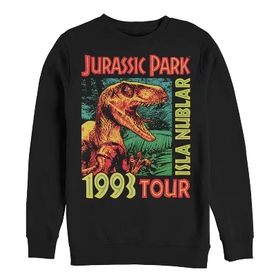 Мужская толстовка Raptor '9Isla Nublar Tour черного цвета