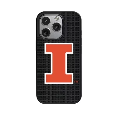 NCAA Big Ten Universities Текстовый фон, совместимый с MagSafe Чехол для мобильного телефона Apple iPhone illinois fighting illinini