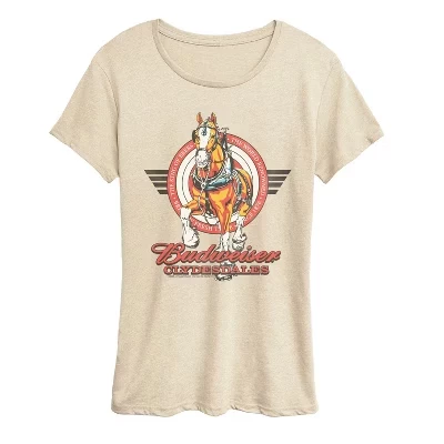 Женская футболка Clydesdales с коротким рукавом и рисунком birch