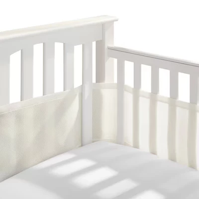Сетчатый бортик для кроватки BreathableBaby Classic, бежевый