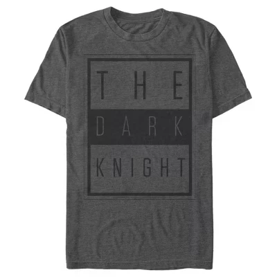 Мужская футболка Batman Dark Night с рамкой из древесного угля и вереска