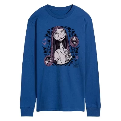 Мужской лонгслив Nightmare Before Christmas, синий