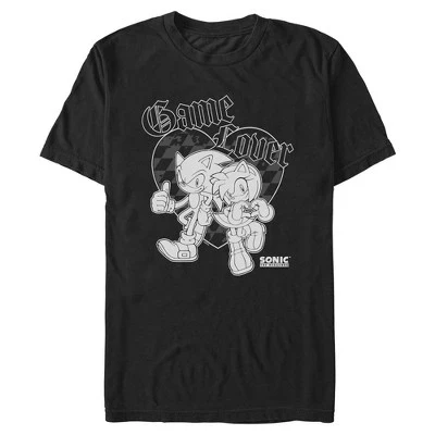 Мужская футболка Sonic the Hedgehog Game Lover, черная