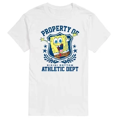 Мужская футболка SpongeBob SquarePants, белая