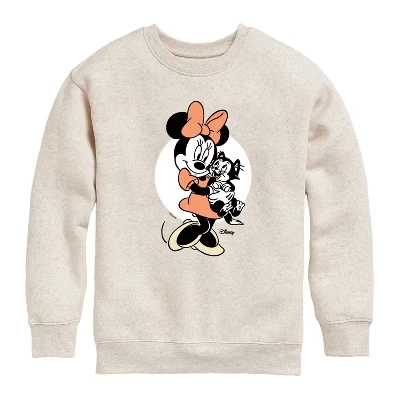 Флисовая толстовка с длинным рукавом Minnie Mouse & Figaro Hugs с графическим рисунком natural