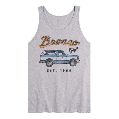 Мужская майка Bronco Est 1966 с графическим рисунком athletic heather