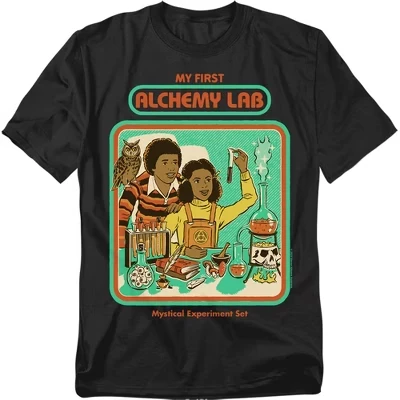 Мужская футболка Steven Rhodes My First Alchemy Lab, черная