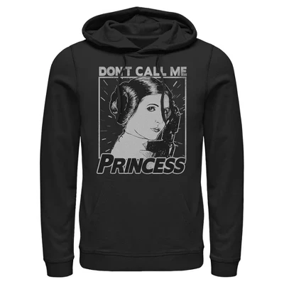 Мужская худи STAR WARS «Don't Call Me Princess», чёрная