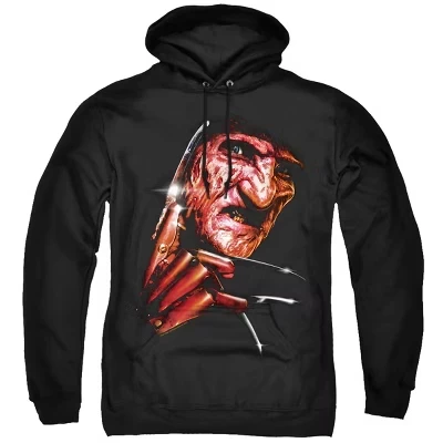 Толстовка с капюшоном для взрослых Nightmare On Elm Street Freddys Face черная