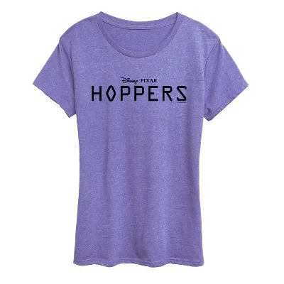 Женская футболка Hoppers с логотипом, светло-лиловая