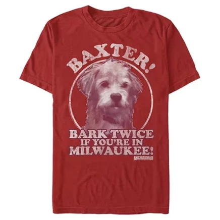 Мужская футболка Baxter Bark Twice красного цвета
