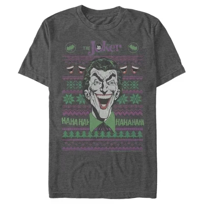 Мужская футболка DC Comics Batman Joker, антрацитовая