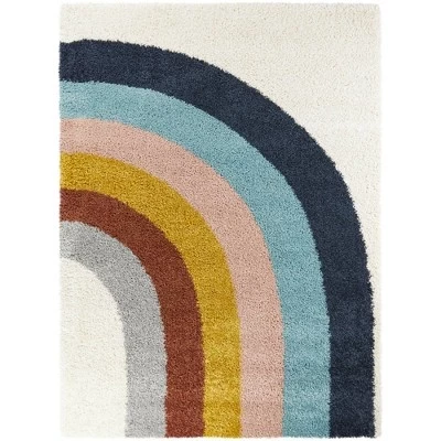 Детский коврик Balta Rugs Rainbow Shag, белый