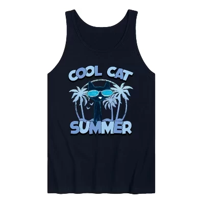 Мужская майка Pete the Cat Cool Cat Summer, синяя