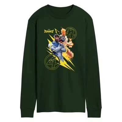 Мужской лонгслив Marvel Fantastic Rivals, зеленый