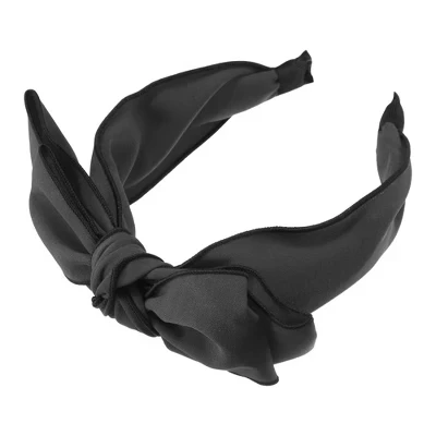 Женский ободок Unique Bargains с бантом, серый