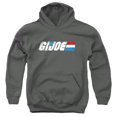 Худи для мальчиков G.I. JOE Distressed Logo, угольное