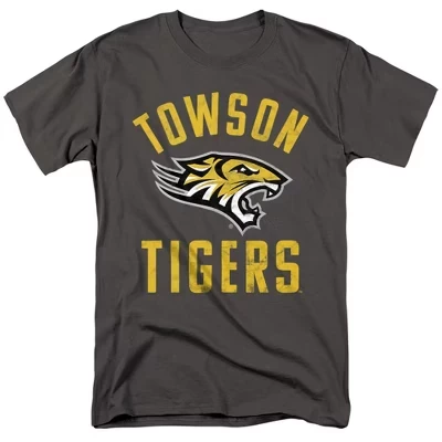 Мужская футболка с официальным логотипом Towson University Tigers.