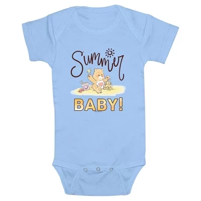 Боди для младенцев Care Bears Tenderheart, голубое