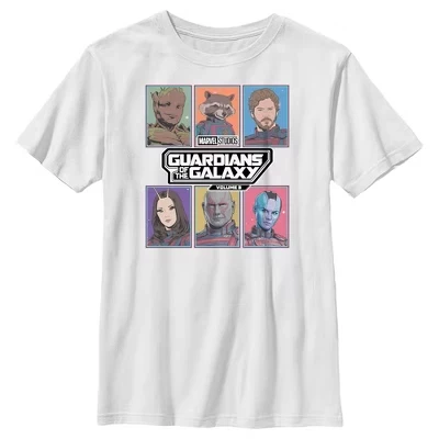 Футболка для мальчиков Marvel Стражи Галактики 3, белая