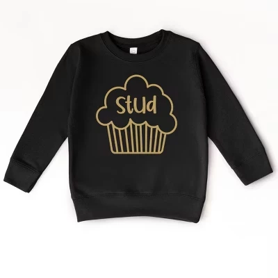 Детская толстовка The Juniper Shop Stud Muffin, черная