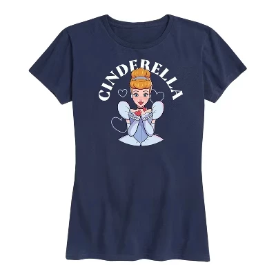 Женская футболка с коротким рукавом Cinderella Kiss и рисунком 