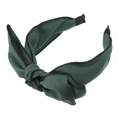 Женский ободок Unique Bargains с двойным бантом, зеленый