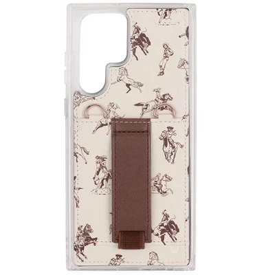Чехлы Samsung S21 Ultra Purse Чехол для телефона с кошельком и ремешком для пальцев giddy up