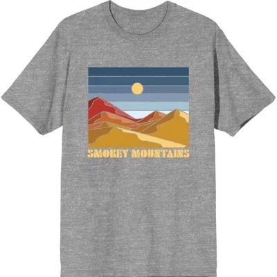 Мужская футболка с круглым вырезом и коротким рукавом от Adventure Society Smokey Mountains
