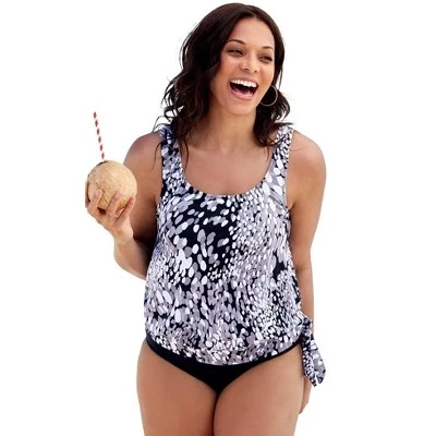 Женский топ Swimsuits for All Side Tie, капля росы