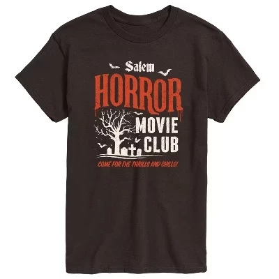 Мужская футболка Instant Message Salem Horror Club, коричневая