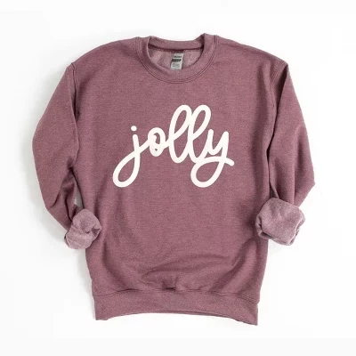 Женская толстовка с графическим принтом Jolly Bold Cursive с пышным принтом 